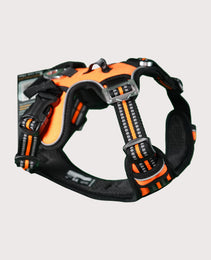 Furbeez Pet Accessories : Dog Harness Orange/Xs