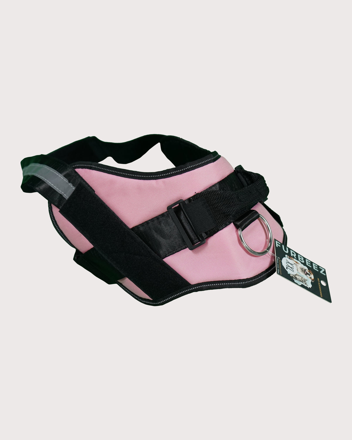 Furbeez Pet Accessories : Dog Harness Pink/XXL