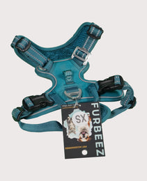Furbeez Pet Accessories : Dog Harness Blue/Xs
