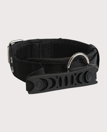Furbeez Pet Accessories : Black Tactical Dog Collar Large