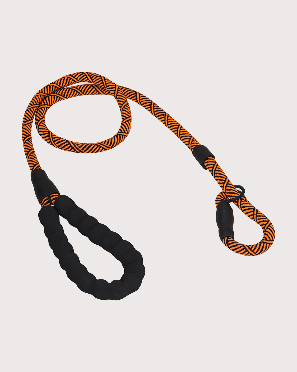 Furbeez Pet Accessories : Braided Dog Leash Orange/Small