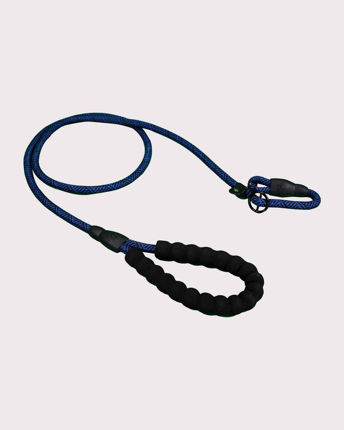 Furbeez Pet Accessories : Braided Dog Leash Blue/Large