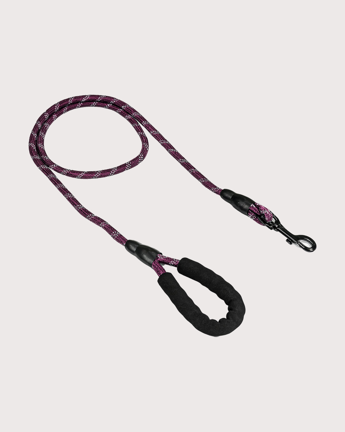 Furbeez Pet Accessories : Braided Dog Leash Purple/Large