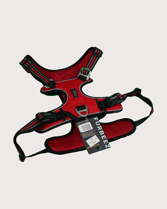 Furbeez Pet Accessories : Dog Harness Black/XL