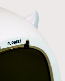 Furbeez Pet Accessories : Cat Litter Box with Lid