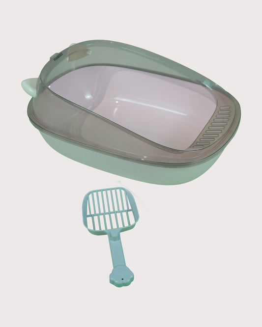 Furbeez Pet Accessories : Cat Litter Box Pink L