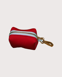 Furbeez Pet Accessories : Dog Collar & Leash waterproof set Red/Medium