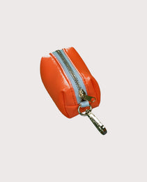 Furbeez Pet Accessories : Dog Collar & Leash waterproof set Orange Small