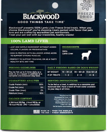 Blackwood Lamb Liver dog treats 85 GM