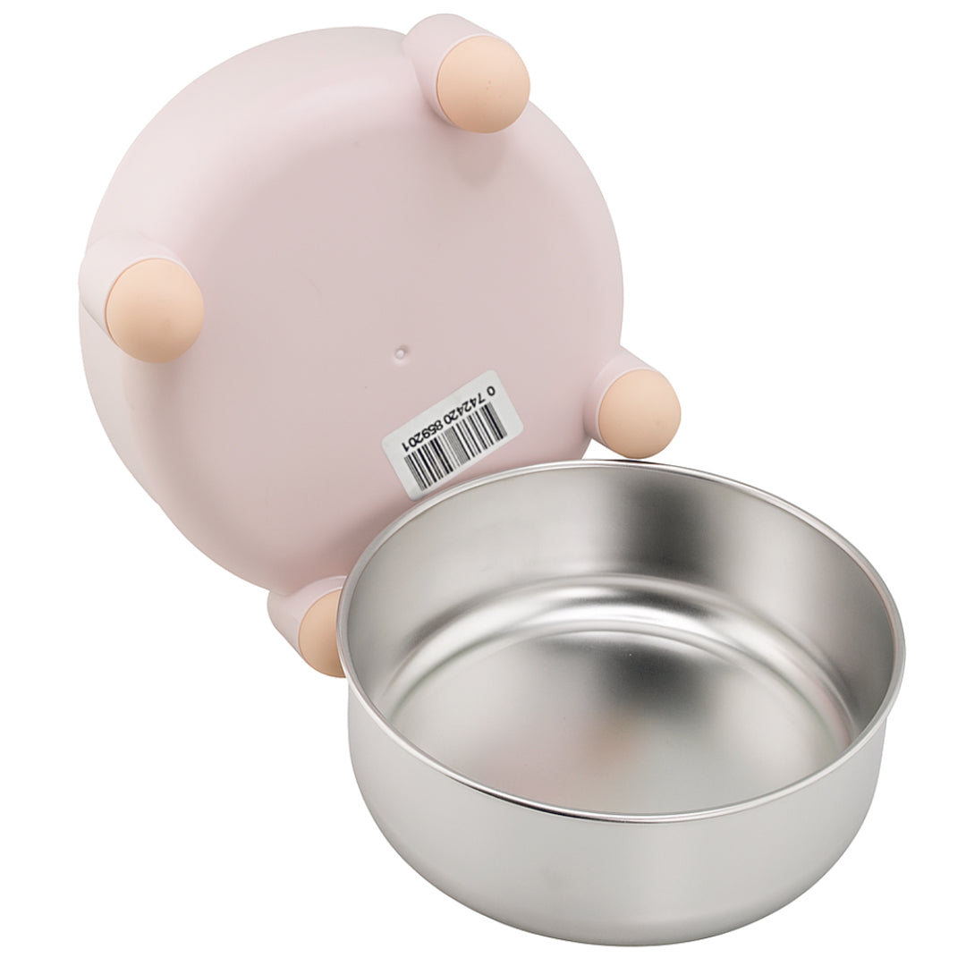 Furbeez Pet Accessories : SS Pet Water/Food Bowl Pink Furbeez