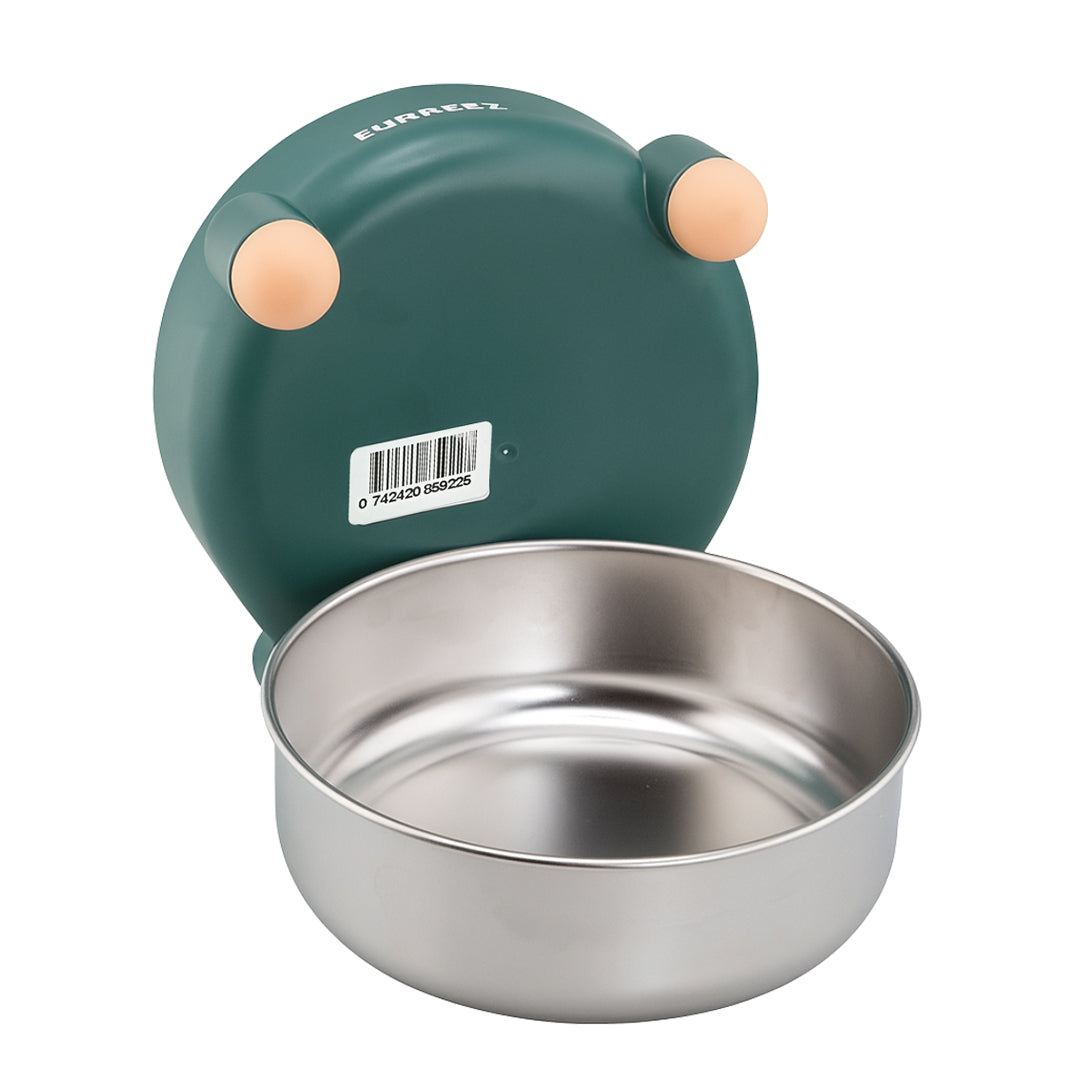 Furbeez Pet Accessories : SS Pet Water/Food Bowl Green Furbeez