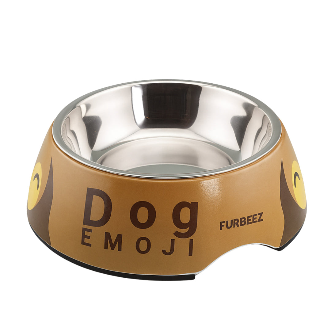 Furbeez Pet Accessories : Pet Water/Food Bowl White/XL Furbeez