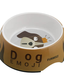 Furbeez Pet Accessories : Pet Water/Food Bowl White/XL Furbeez