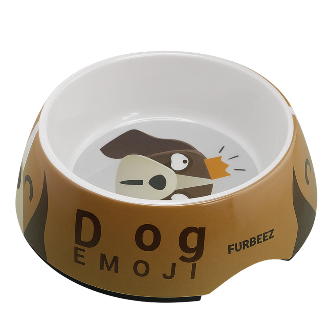 Furbeez Pet Accessories : Pet Water/Food Bowl White/XL Furbeez