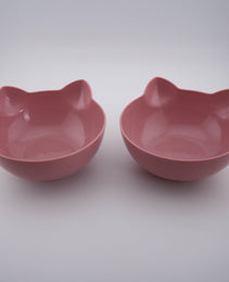 Furbeez Pet Accessories : PetDuo Set Water/Food Bowl Pink Furbeez