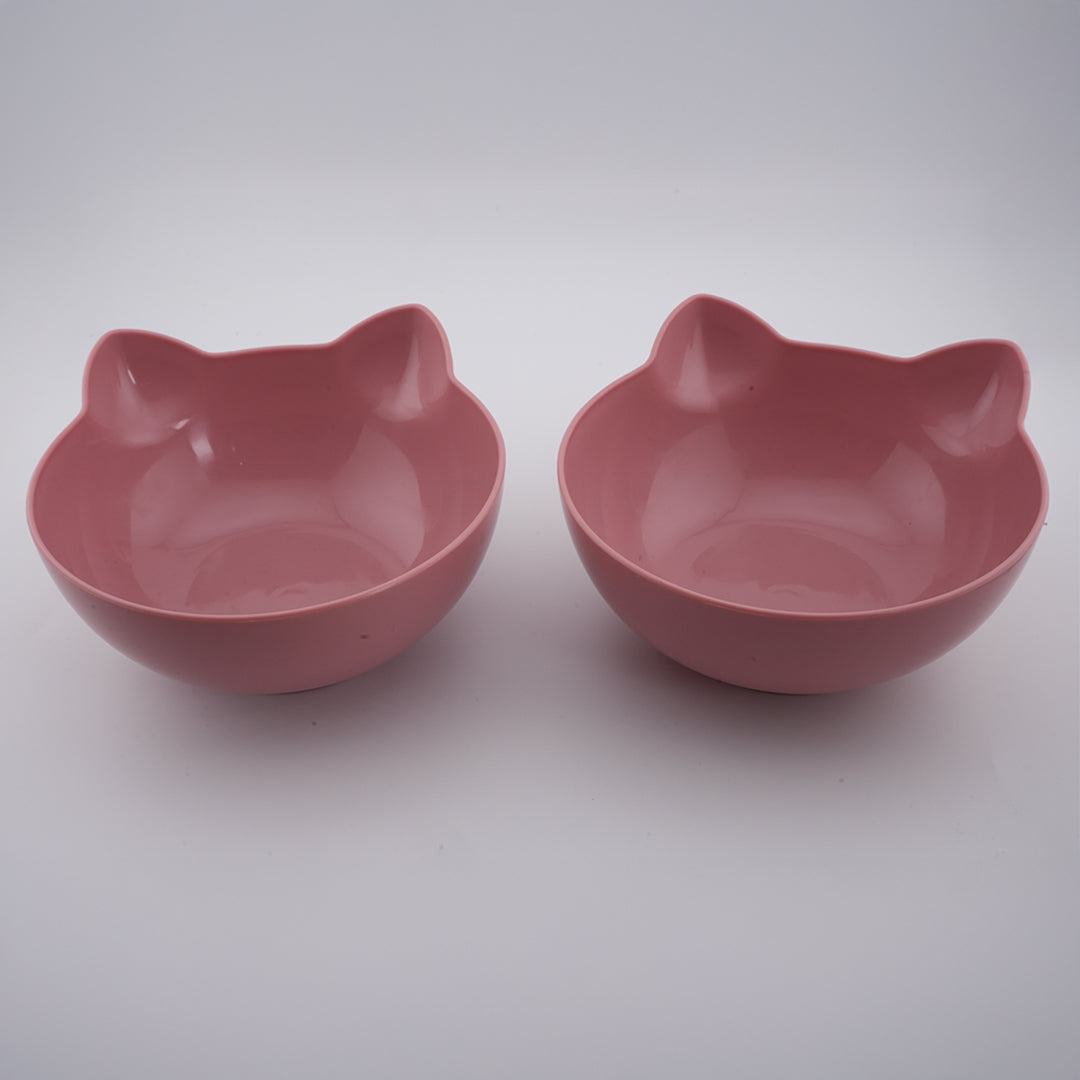 Furbeez Pet Accessories : PetDuo Set Water/Food Bowl Pink Furbeez