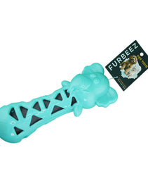 Furbeez Dog Toy : Green Elephant toy Furbeez