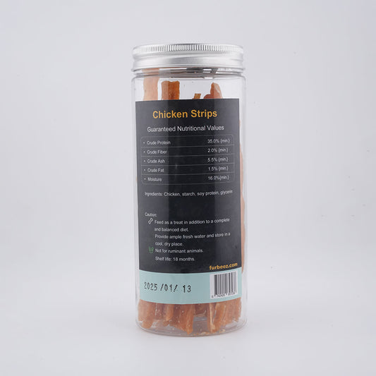 Furbeez Dog Treats : Chicken Strips Furbeez