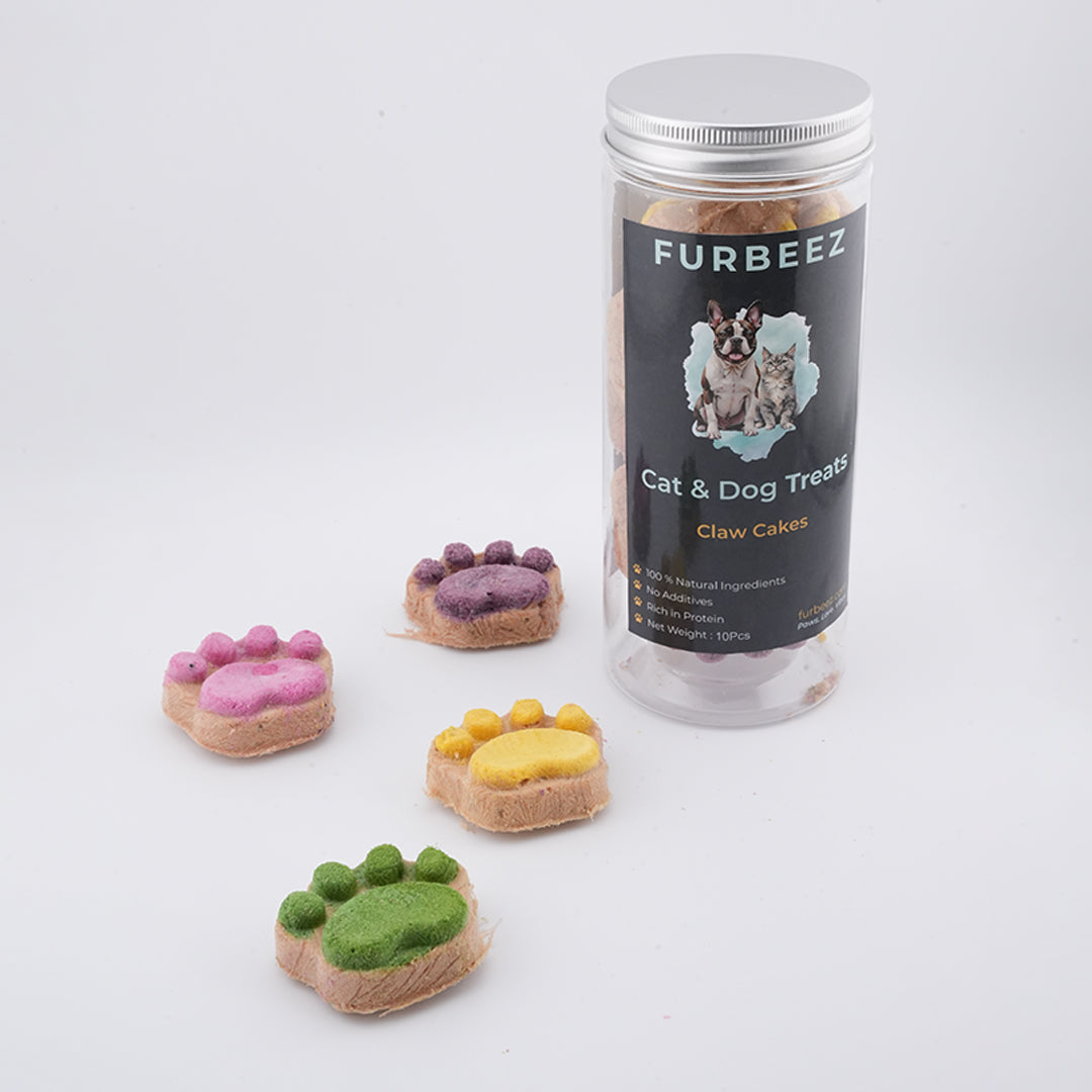 Furbeez Cat & Dog Treats : Claw Cakes Furbeez