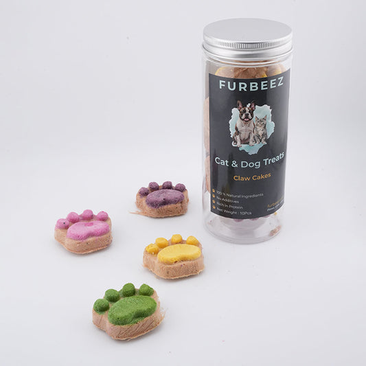 Furbeez Cat & Dog Treats : Claw Cakes Furbeez