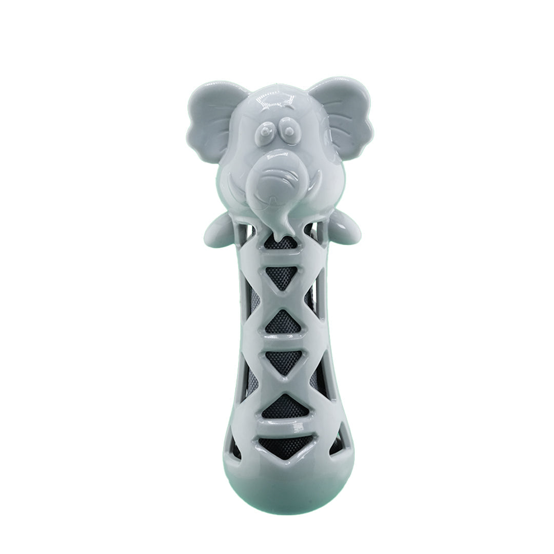 Furbeez Dog Toy : Gray Elephant toy Furbeez
