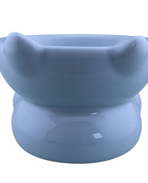 Furbeez Pet Accessories : Ceramic Pet Water/Food Bowl Blue