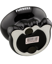 Furbeez Pet Accessories : Ceramic Pet Water/Food Bowl Black