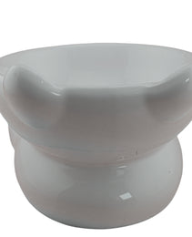 Furbeez Pet Accessories : Ceramic Pet Water/Food Bowl White
