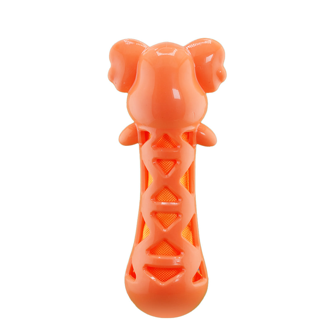 Furbeez Dog Toy : Orange Elephant toy Furbeez