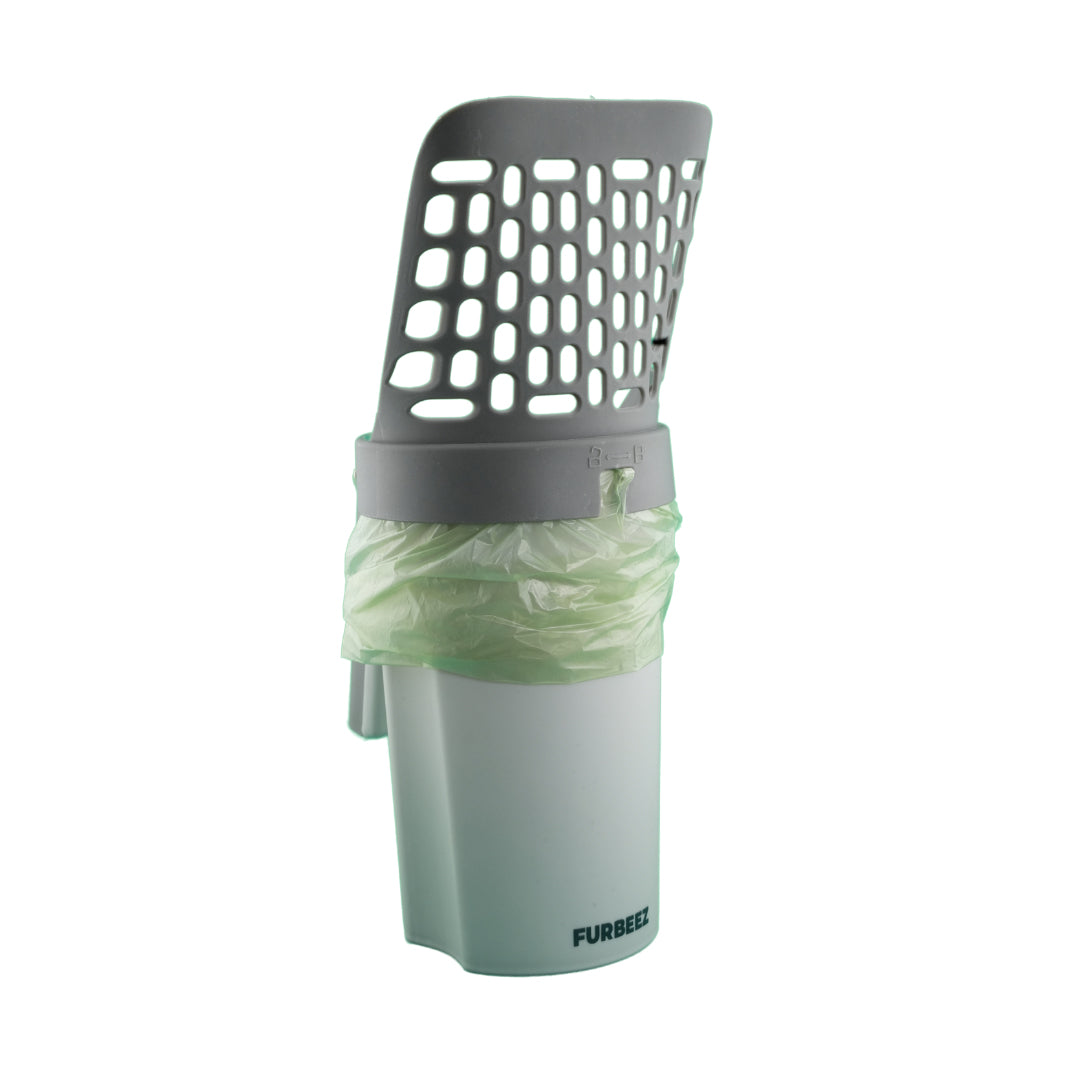 Furbeez Pet Accessories : Gray Cat Litter Scooper