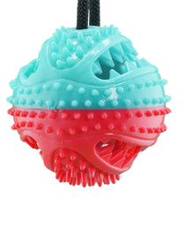 Furbeez Dog Toy : Red/Green two way snuffle tag Furbeez