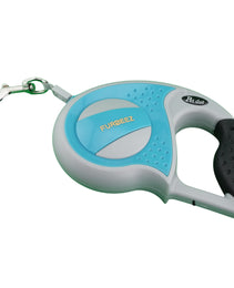 Furbeez Pet Accessories : Retractable leash White/Black medium