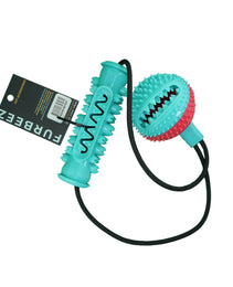 Furbeez Pet Accessories: Tug Of War Ball with Rope Furbeez