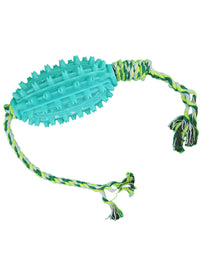 Furbeez Dog Toy : Green Cactus with rope Furbeez