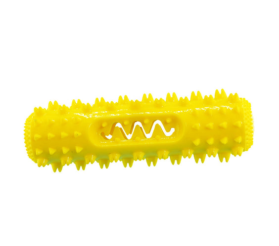 Furbeez Pet Toy : Dog Molar Stick Chew Toy Yellow Furbeez