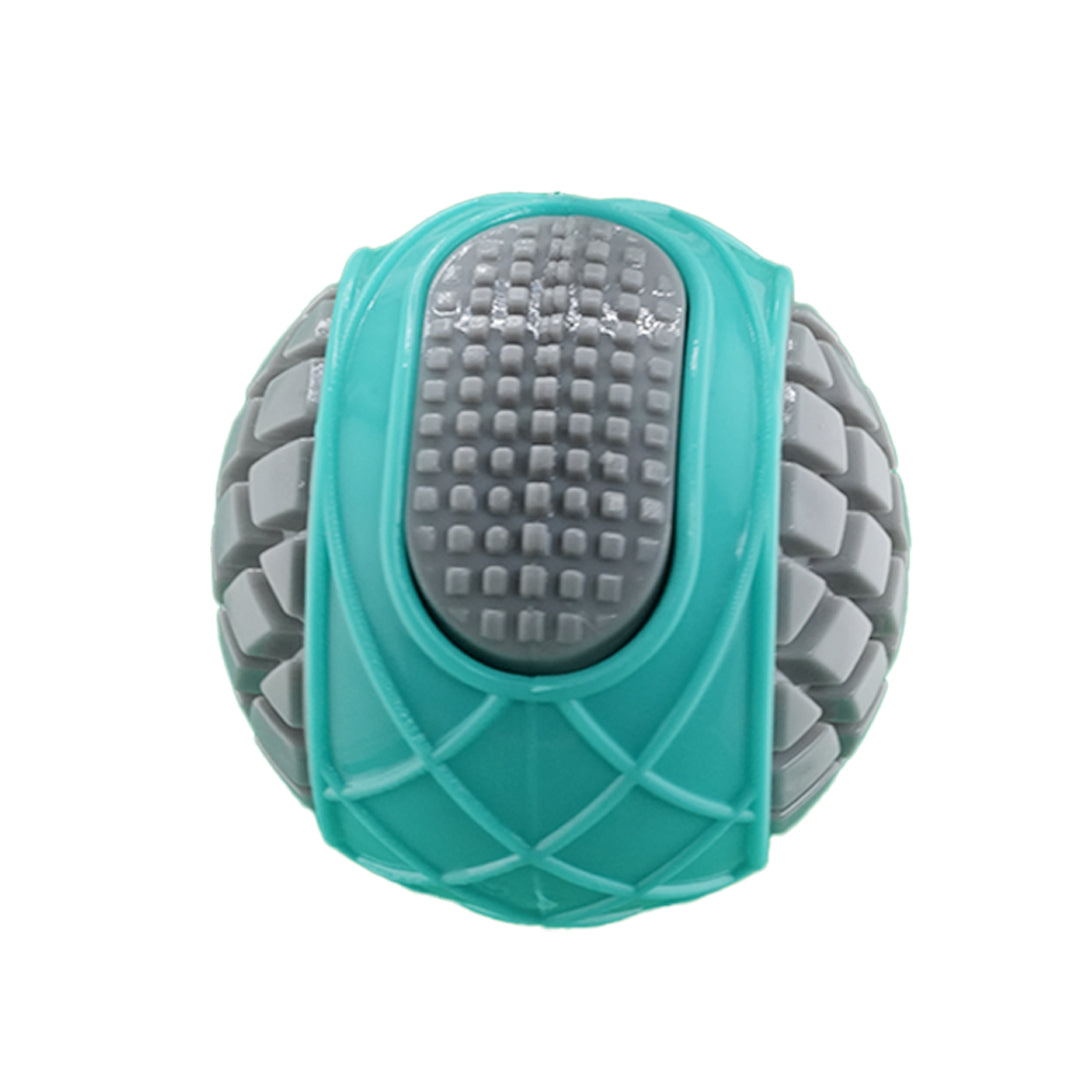 Furbeez Dog Toy : Green/Gray Squeaky tennisball Furbeez