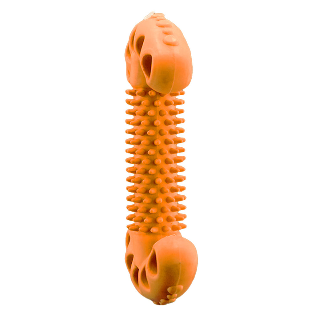 Furbeez Dog Toy : Orange Bone toy Furbeez