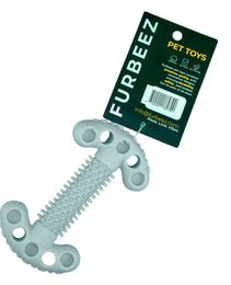 Furbeez Dog Toy : Gray Bone toy Furbeez
