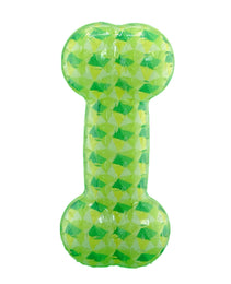 Furbeez Dog Toy : Green Squeaky Bone toy Furbeez