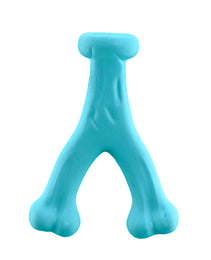 Furbeez Dog Toy : Green Y Bone toy Furbeez