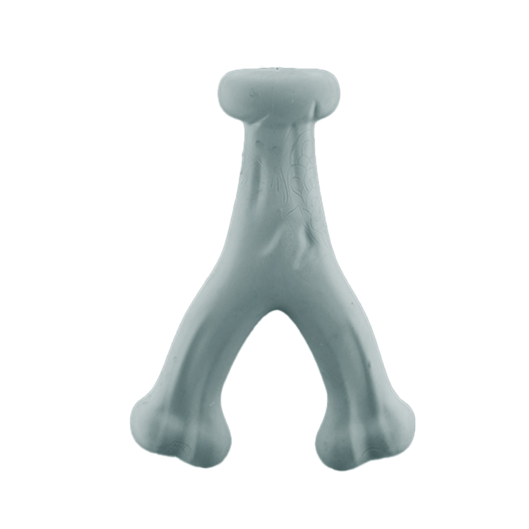Furbeez Dog Toy : Gray Y Bone toy Furbeez