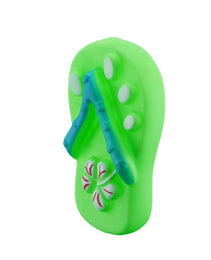 Furbeez Dog toy : Green Dog toy Slipper Furbeez