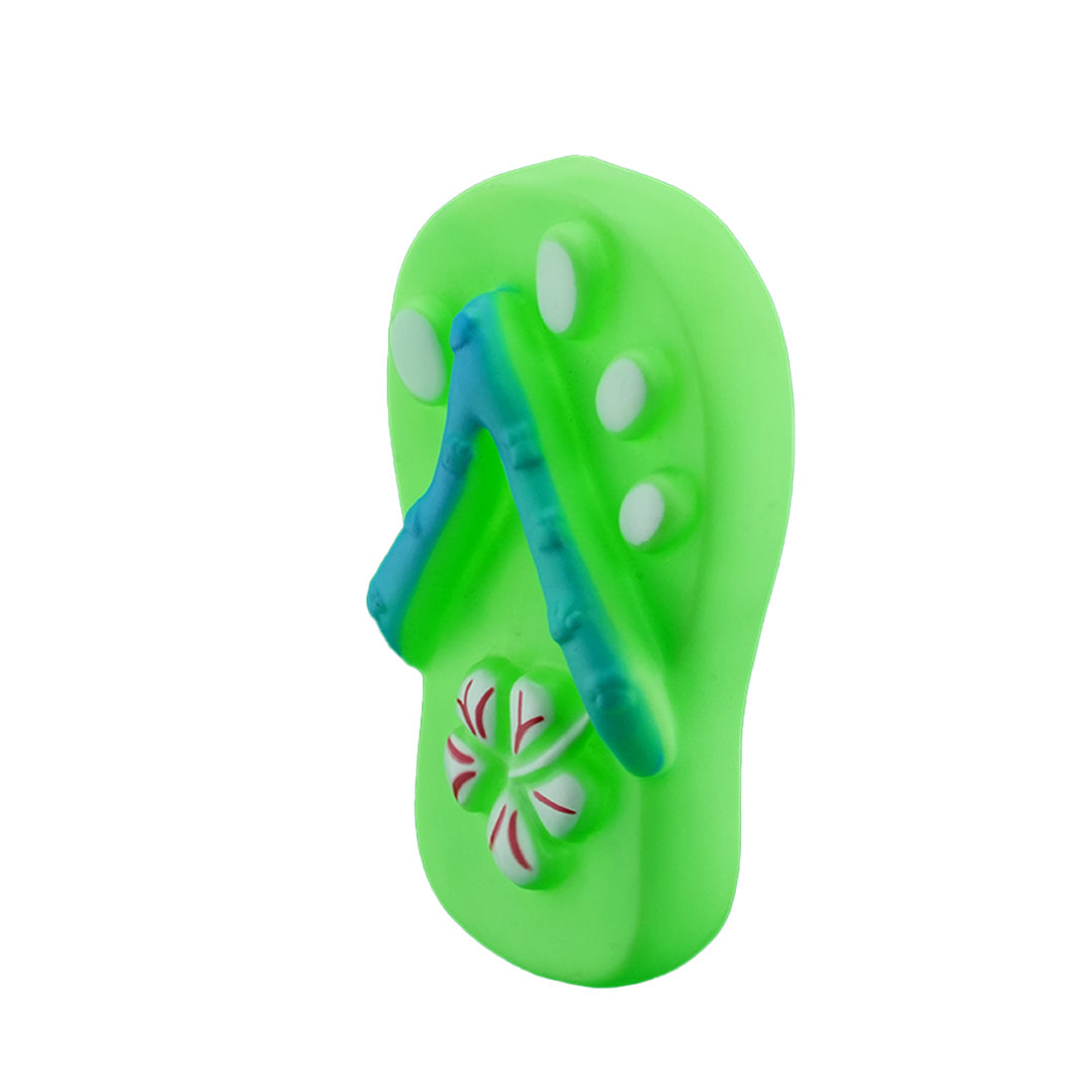 Furbeez Dog toy : Green Dog toy Slipper Furbeez