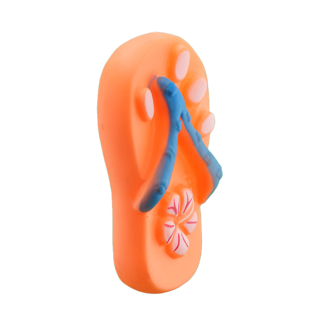 Furbeez Dog toy : orange Dog toy Slipper Furbeez