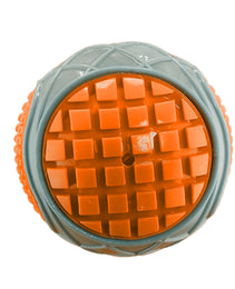 Furbeez Dog Toy : Gray/Orange Squeaky tennisball Furbeez