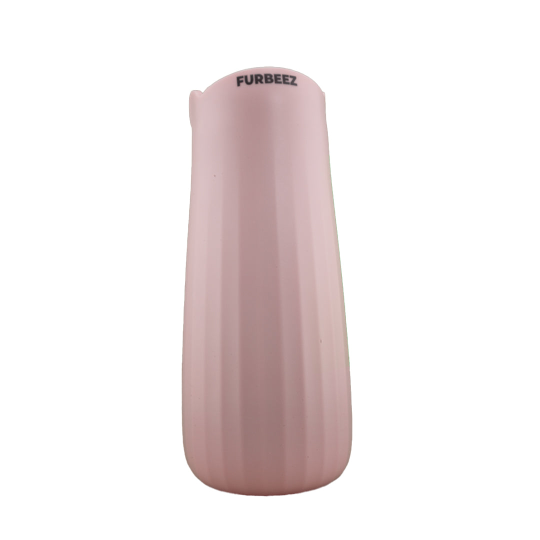 Furbeez Dog Toy : Pink Pet Travel Water Bottle Furbeez