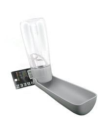 Furbeez Dog Toy : Gray Pet Travel Water Bottle Furbeez