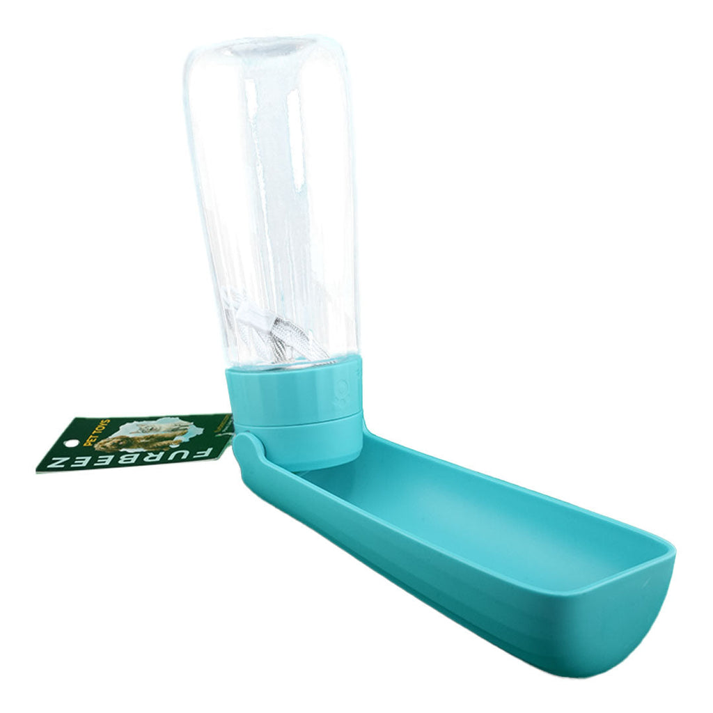 Furbeez Dog Toy : Blue Pet Travel Water Bottle Furbeez