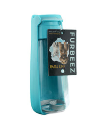 Furbeez Dog Toy : Blue Pet Travel Water Bottle Furbeez