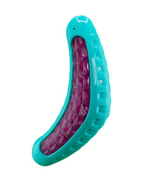 Furbeez Dog Toy : Green/Red Boomerang Furbeez